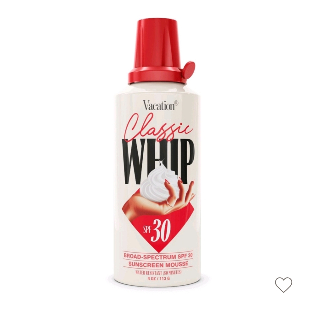 Vacation Classic Whip SPF 30 Sunscreen Mousse 4 Oz